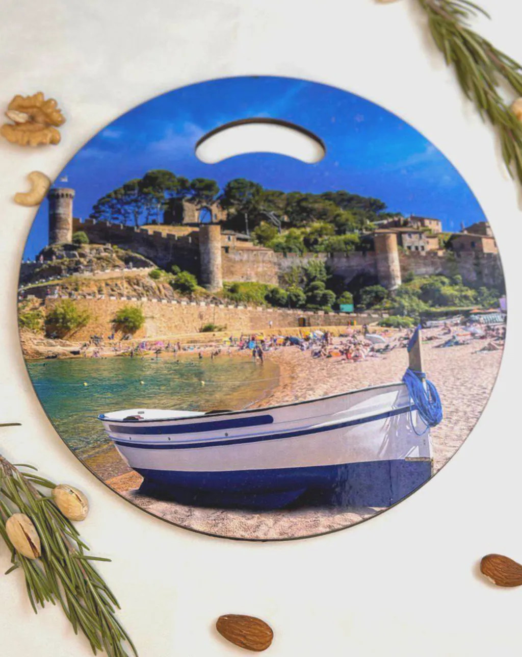 Tabla de cocina redonda 7