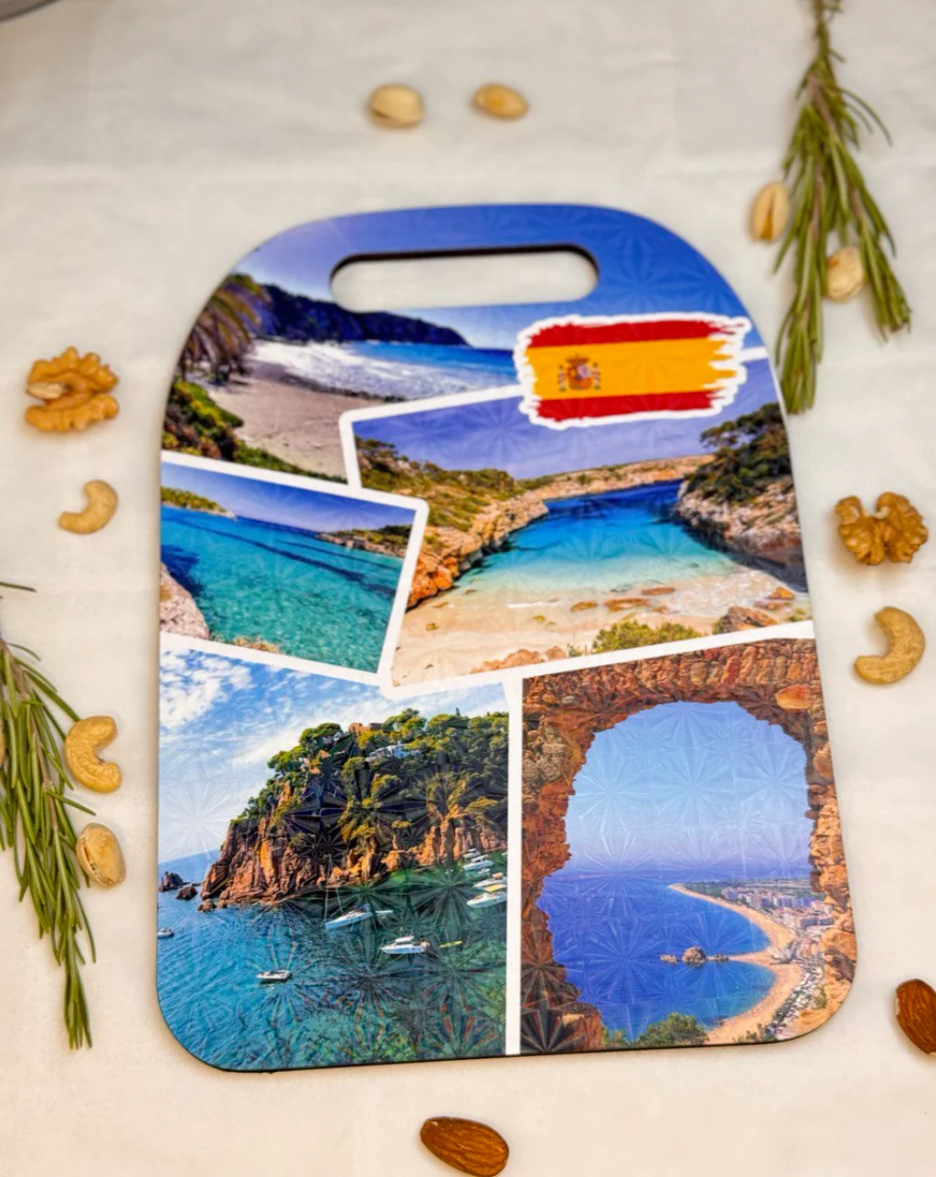 Tabla de cocina oval 4