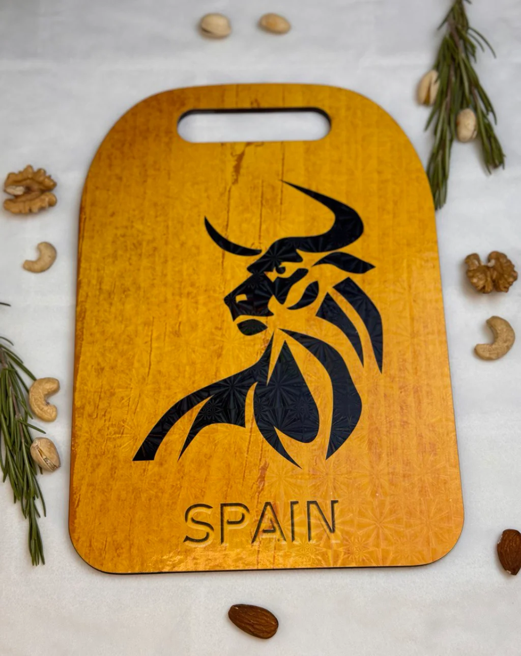 Tabla de cocina oval 6