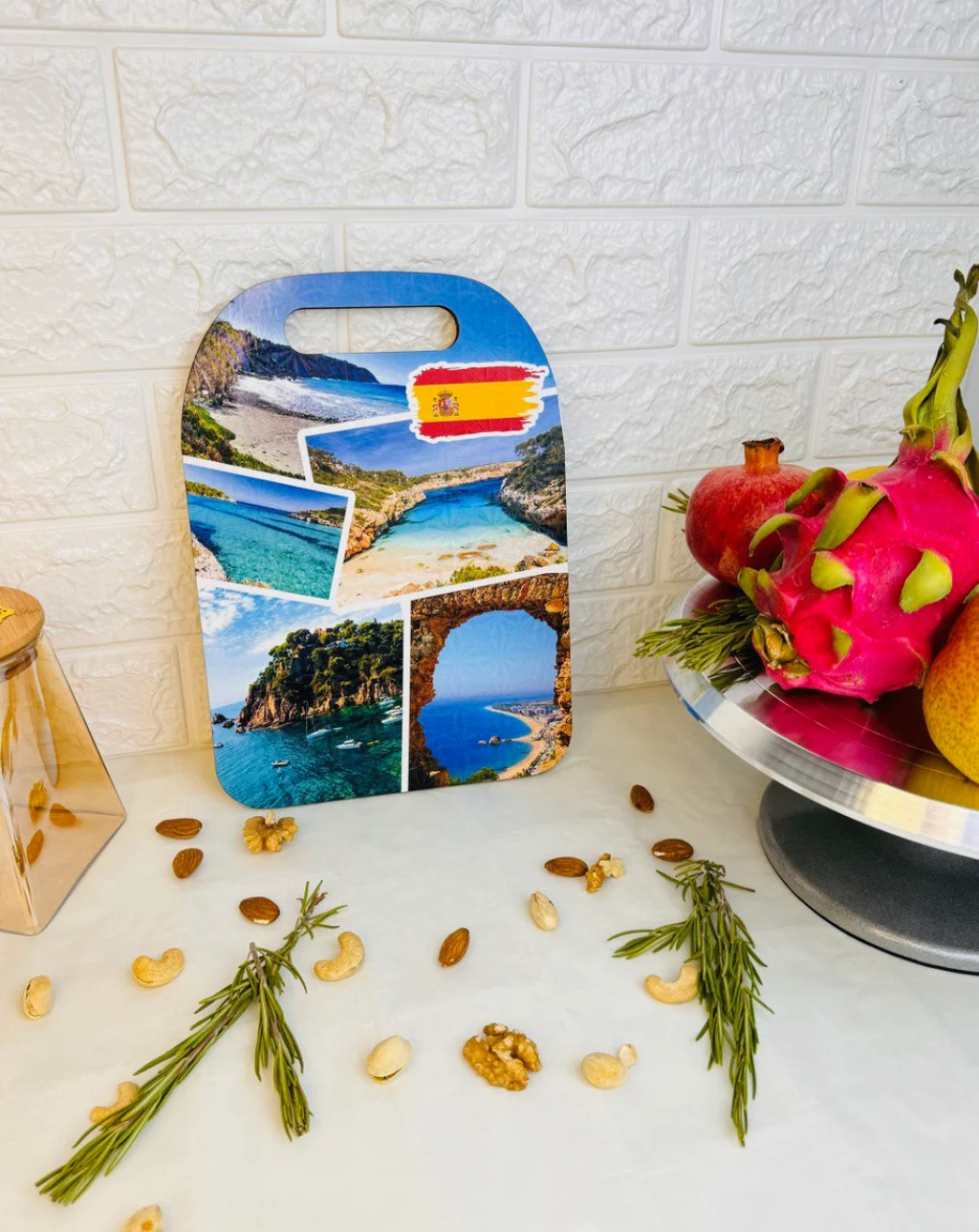 Tabla de cocina oval 4