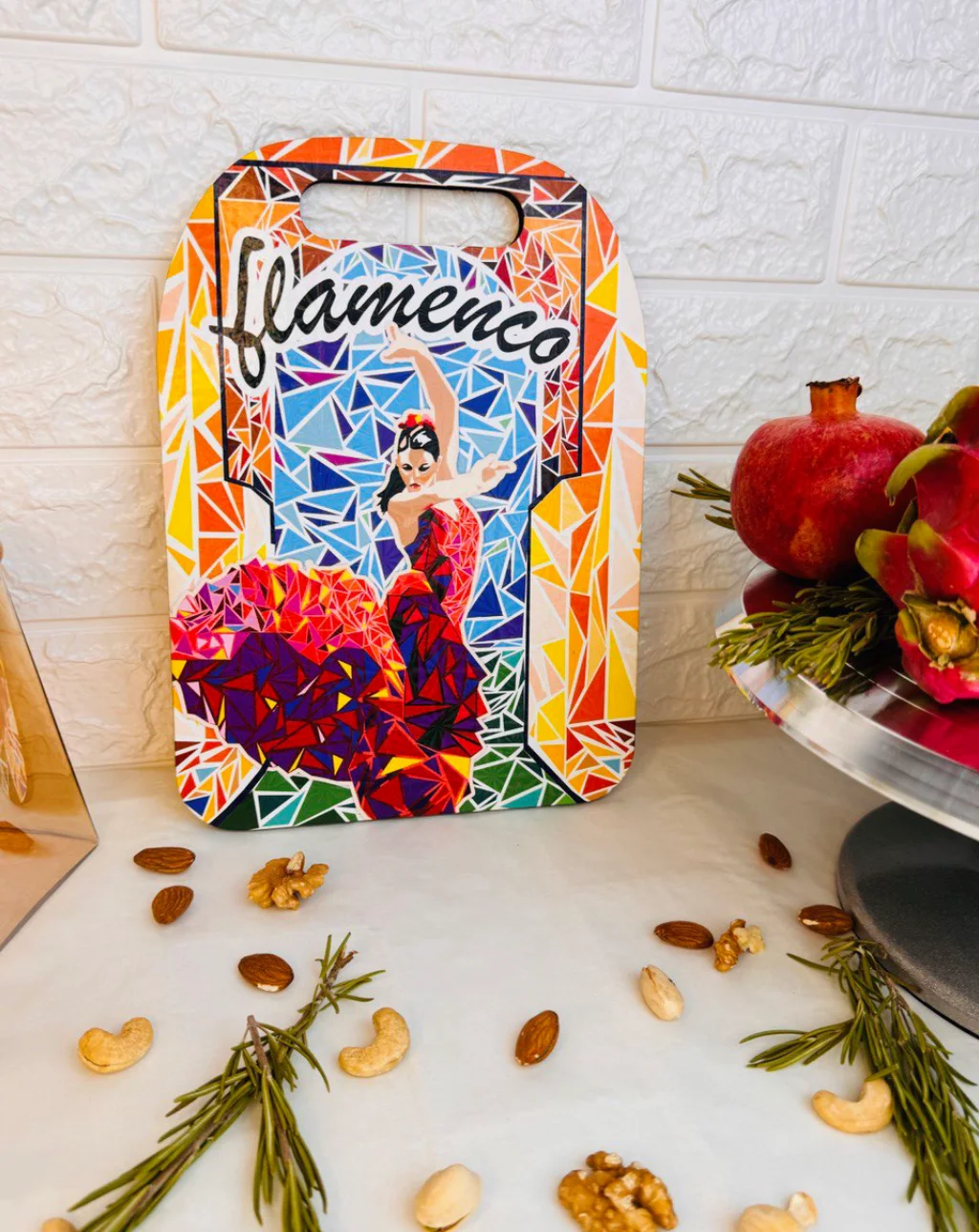 Tabla de cocina oval 8