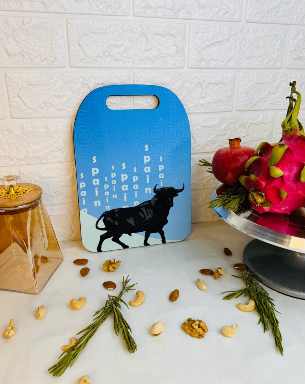 Tabla de cocina oval 9